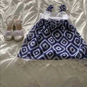Girls dress and shoes